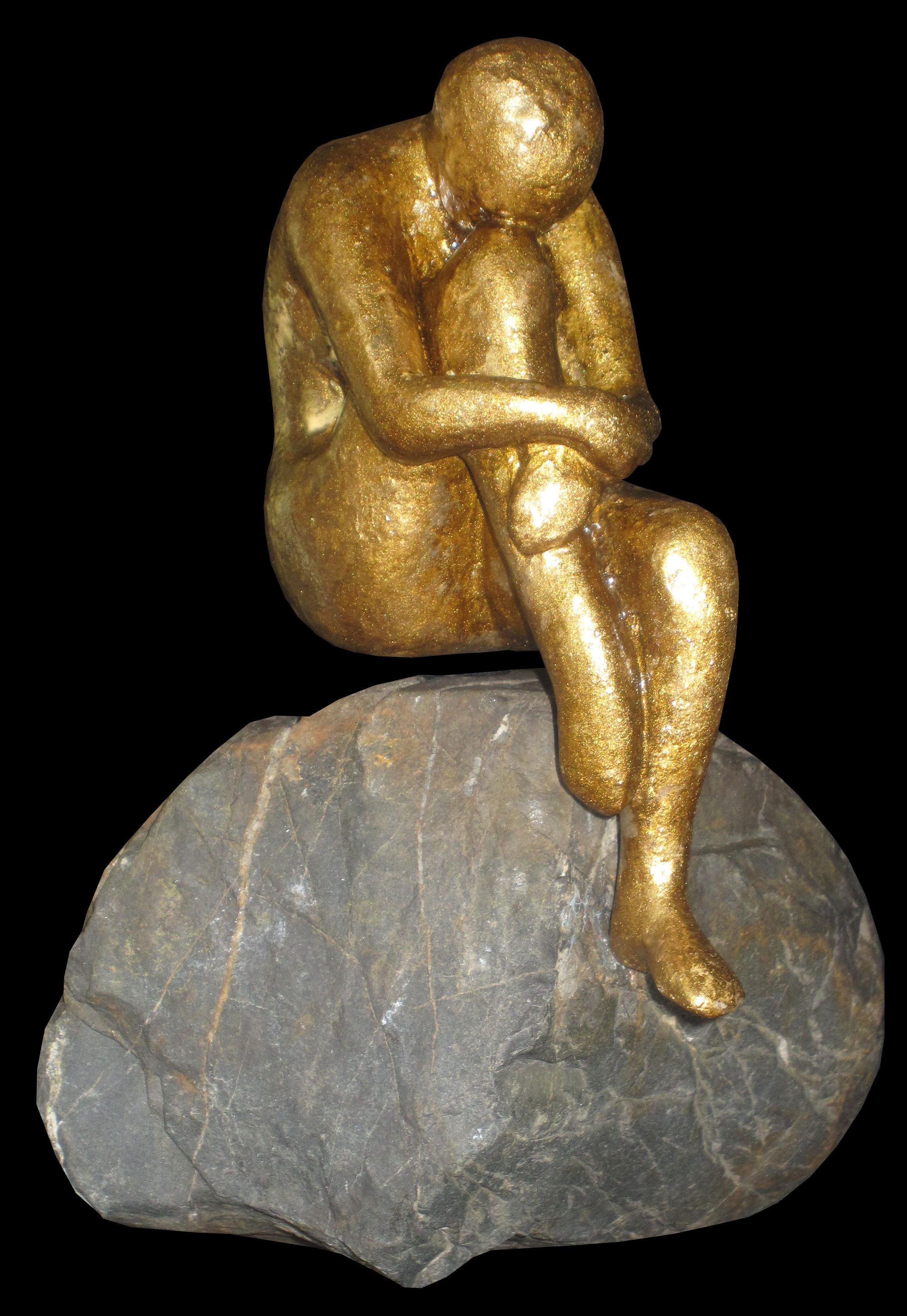 Einkehr, Skulptur von Annemarie Waibel