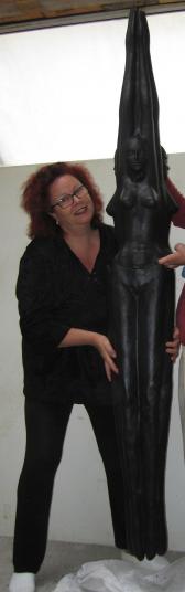 Visionärinnen, Skulptur von Annemarie Waibel