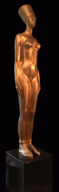 "Halbgöttin", Skulptur von Annemarie Waibel (76cm)