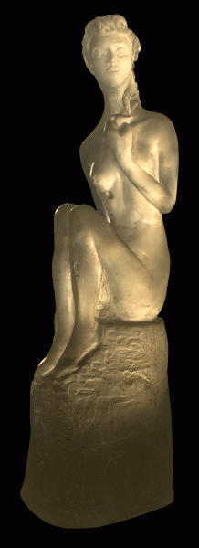 "Loreley" Skulptur von Annemarie Waibel (40cm)