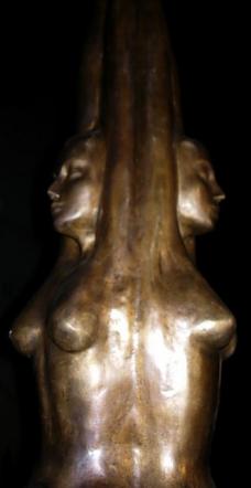 Visionärinnem, Skulptur von Annemarie Waibel