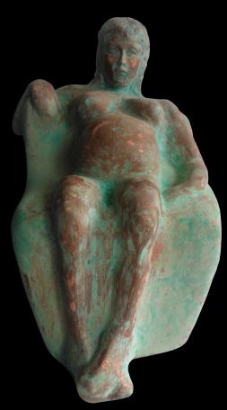 Das neue Leben. Skulptur von Annemarie Waibel, 23cm