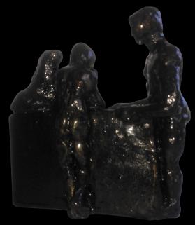 Der Beschützer. Skulpturen von Annemarie Waibel