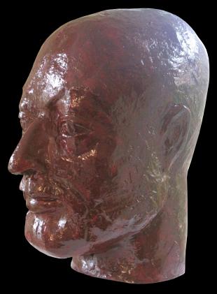 Portrait von Zino, Skulptur von Annemarie Waibel, 26cm