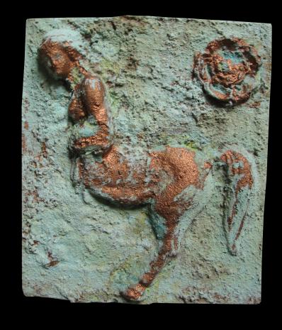 Fragmentum III. Skulptur von Annemarie Waibel. 26cm