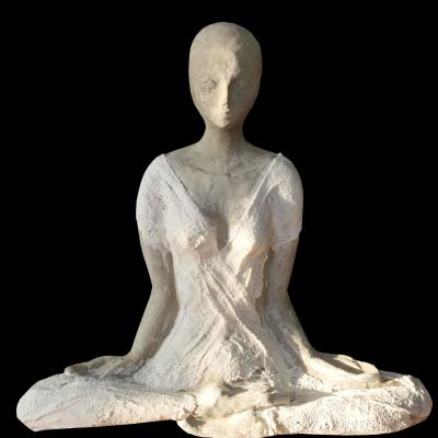 Die Budha. Skulptur von Annemarie Waibel