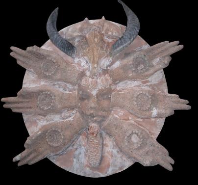 Kult II, Skulptur von Annemarie Waibel, 51cm