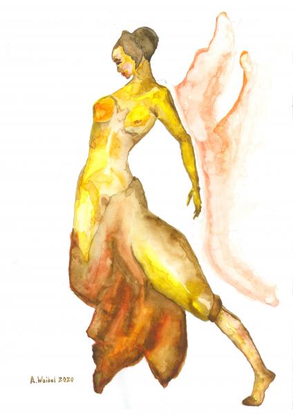 Aquarell von Annemarie Waibel