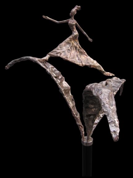 Farntänzerin, Skulptur von Annemarie Waibel