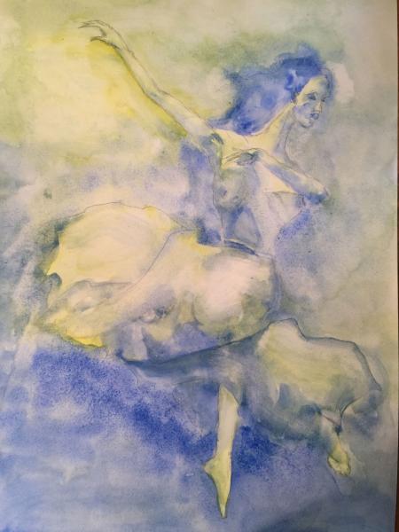 Aquarell von Annemarie Waibel