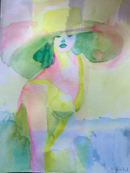Aquarell von Annemarie Waibel