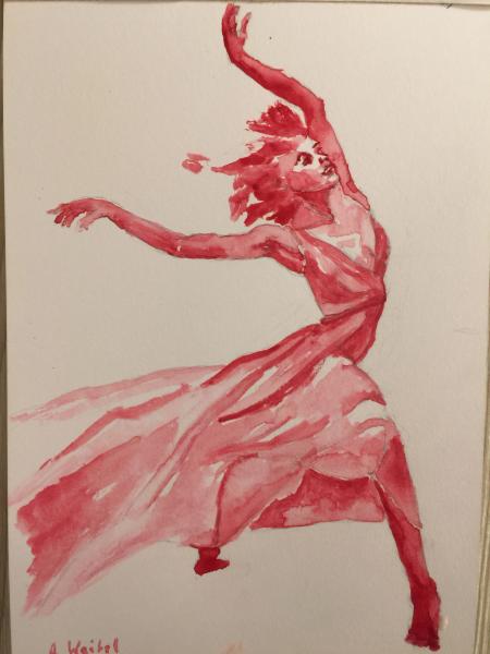 Aquarell von Annemarie Waibel