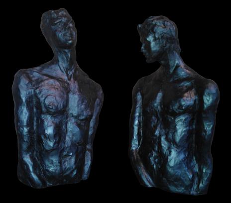 "Mister-ium" Skulptur von Annemarie Waibel