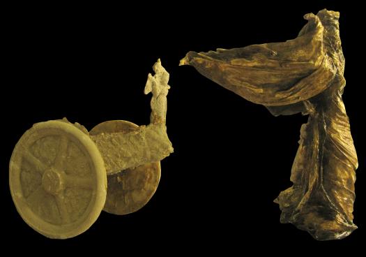 Kultwagen, Skulptur von Annemarie Waibel, 43cm